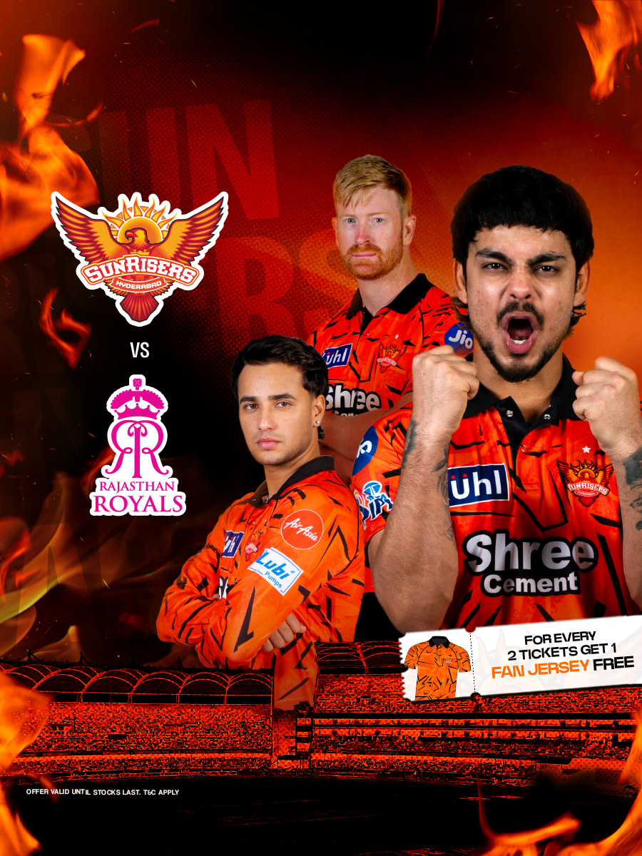 TATA IPL 2026: Match 21 | Sunrisers Hyderabad vs Rajasthan Royals