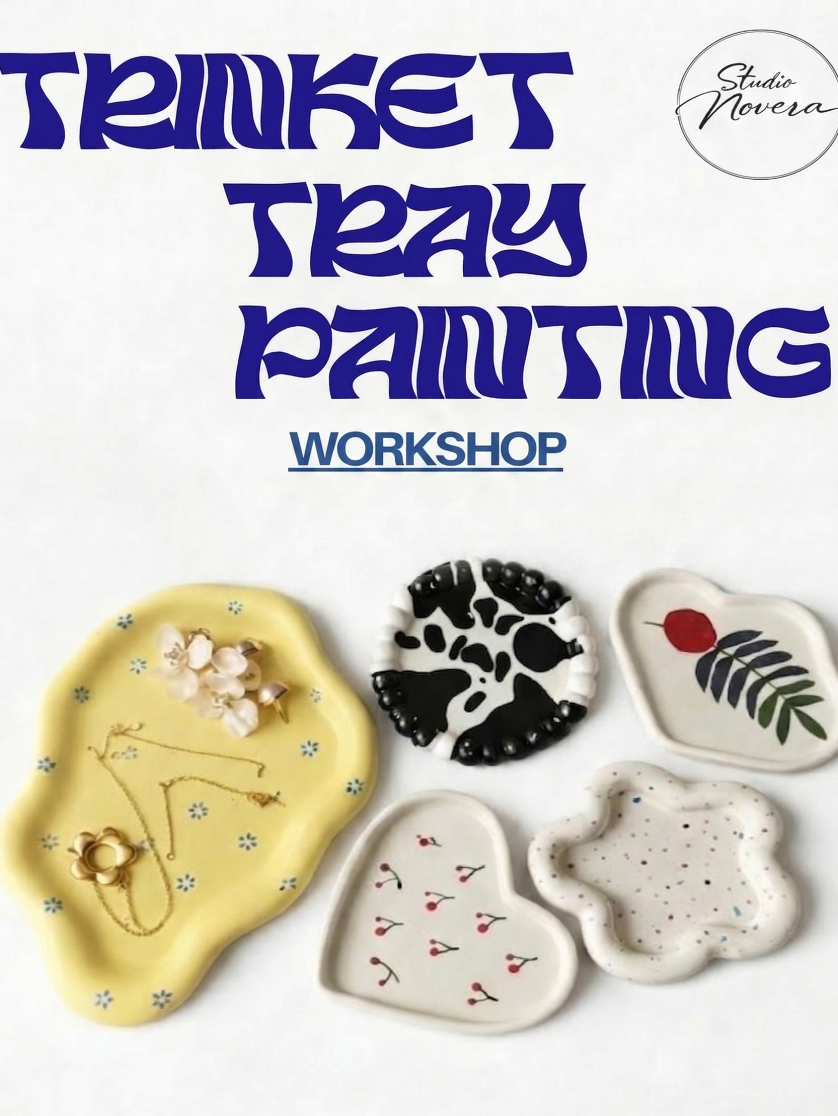 Freestyle Trinket Tray Painting with Studio Novera