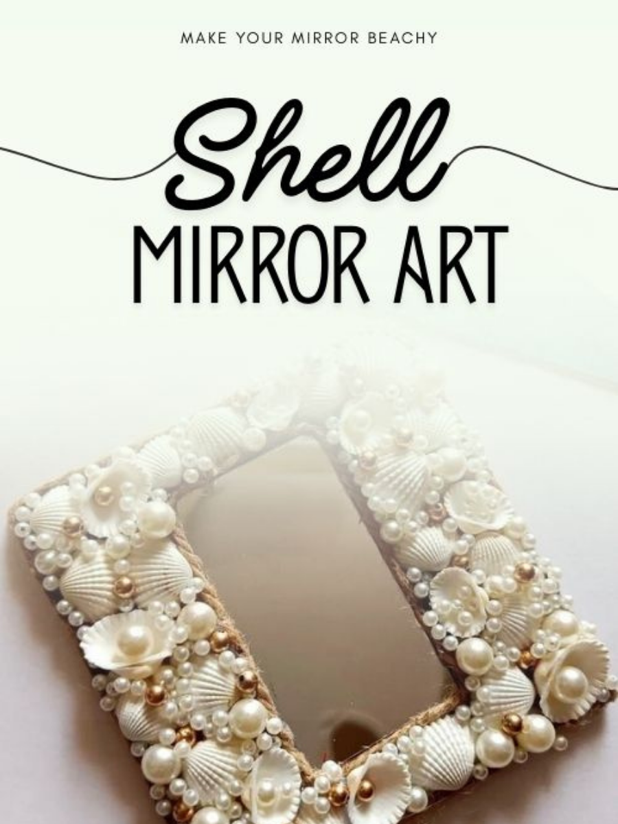 Shell Mirror Art