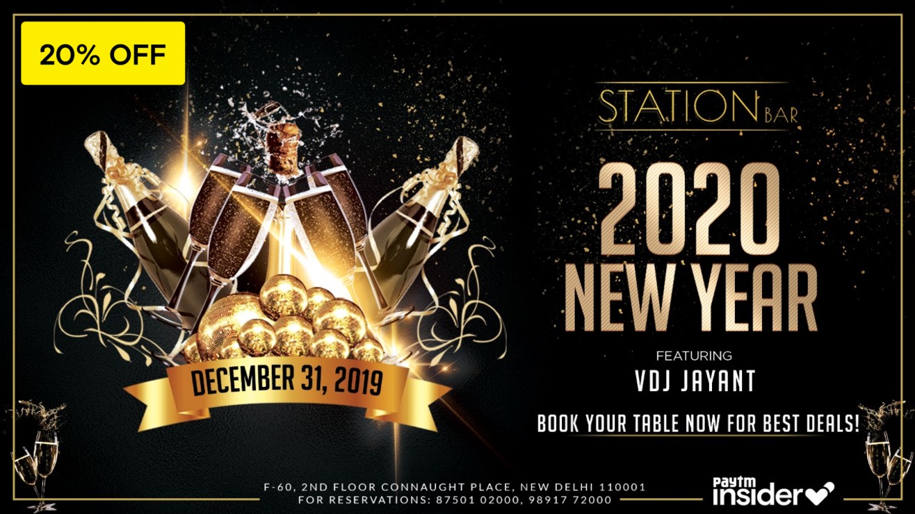 2020 New Year Ft VDJ Jayant @ Station Bar, CP